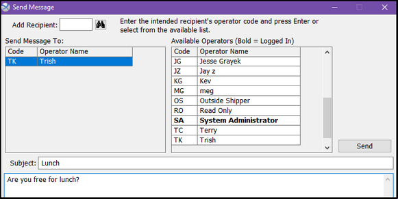 Dashboard - Messages-Compose